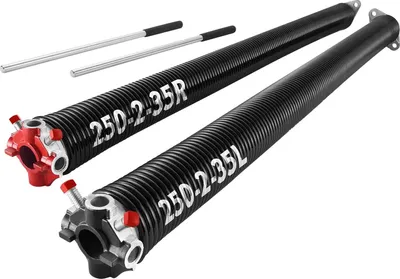 Zdjęcie produktu dla Sprężyny skrętne mechanizm otwierania brama garażowa 5x50x889mm 16000 cykli