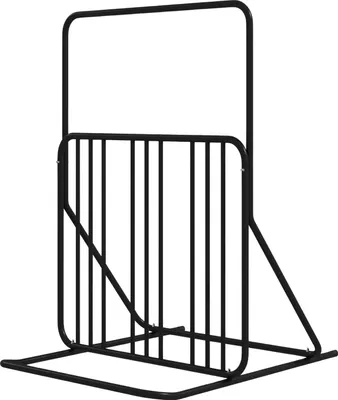 Produktbild von Fahrradständer Radständer Mit Griff, Beidseitig Mehrfachständer, Wetterfest, Bis 4 Fahrräder, Stahl, Schwarz, 102X92X130Cm