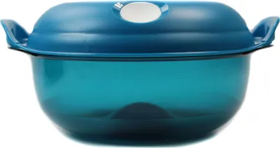 Produktbild von TUPPERWARE Mikrowelle Mikro-Fix 1,5 L blau rund Dose