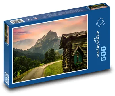 Produktbild von Puzzle 500 Österreichische Alpenstraße - martinpuzzle