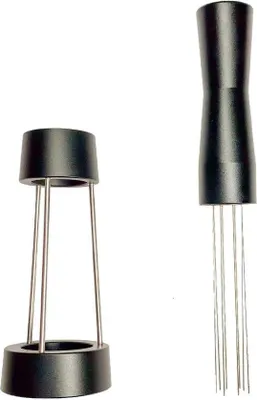 Image de Accessoires pour machine à expresso, acier inoxydable, noir