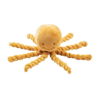 Zdjęcie produktu dla NATTOU Doudou Octopus Lapidou - 23 cm - 100% poliester - Ocker