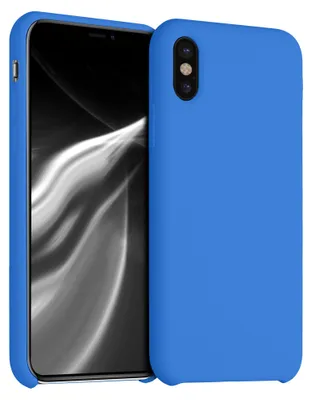 Produktbild von kwmobile Handyhülle für Apple iPhone X Hülle - Case Silikon - Kabelloses Laden - Schutzhülle Cover in Sea Breeze