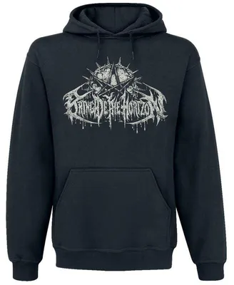 Produktbild von Bring Me The Horizon Kapuzenpullover Herren Concrete Logo schwarz XXL