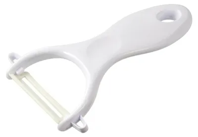 Obrázok produktu pre Fackelmann 42049, Škrabka v tvare Y, Keramický, Zelená, Plast, Krúžok na zavesenie, 48 g