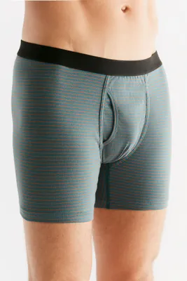 Produktbild von Bio-Baumwoll-Herren Boxershorts mit Eingriff