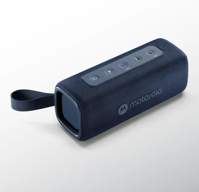Produktbild von Motorola ROKR 600, 30 W, Kabellos, 10 m, Tragbarer Stereo-Lautsprecher, Blau, Tasten