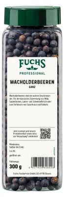 Produktbild von Fuchs Professional Wacholderbeeren ganz bitter würziges Aroma 300g