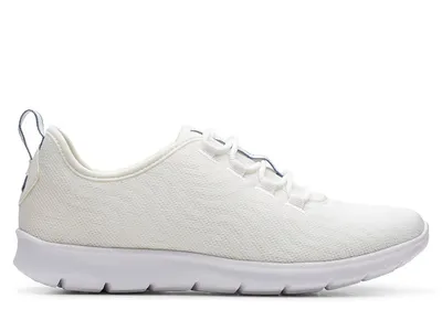 Zdjęcie produktu dla CLARKS Damskie buty niskie Step Allena Go biała miękka skóra 36