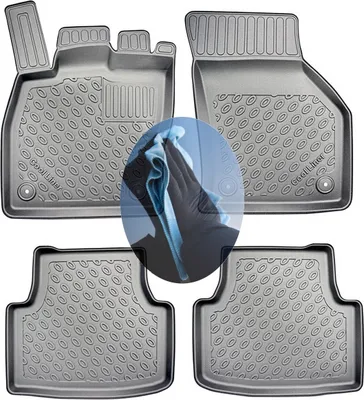Produktbild von Z510601 TPE-Gummifußmatten kompatibel mit  VW Golf Style 8 Variant Kombi 5-türer 2020- nicht für Mild Hybrid (MHEV) geeignet