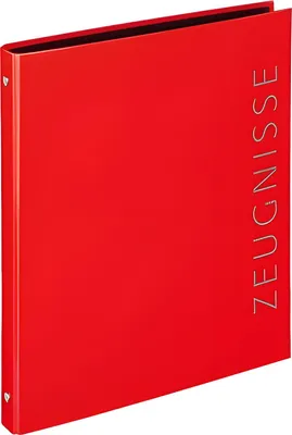 Produktbild von VELOFLEX Zeugnismappe / Zeugnisringbuch / Farbe: rot