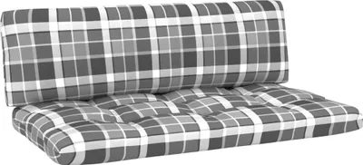 Produktbild von vidaXL Outdoor-Mittelsofa Paletten Imprägniertes Kiefernholz Grau