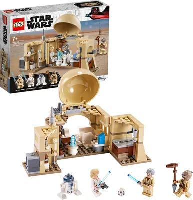 Produktbild von LEGO 75270 Star Wars Obi-Wans Hütte Bauset mit Hologramm der Prinzessin Leia, Serie Eine Neue Hoffnung