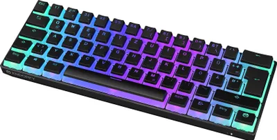 Produktbild von Thock Compact Wireless Pudding (schwarz, DE-Layout, Kailh Box Red)