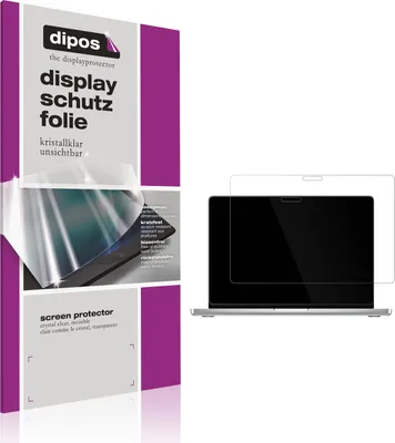 Produktbild von 2x Schutzfolie für MacBook Pro M4 16 Zoll 2024 klar Displayschutzfolie Folie Display Schutz dipos