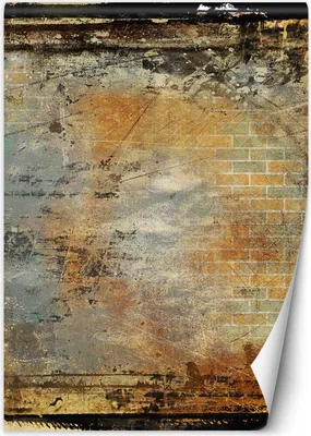 Produktbild von Vlies fototapete Abstrakter Grunge 150x210 cm Feeby Gelb inkl. Kleber einfache Montage
