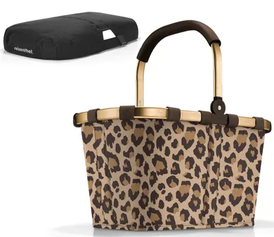 Produktbild von reisenthel Einkaufskorb Tasche Korb carrybag frame leo macchiato BK6047 + Cover