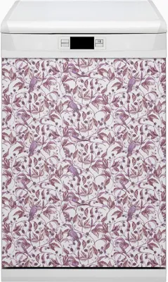 Produktbild von Magnet für Spülmaschine Abwaschbar 45x80 cm Magnet für Spülmaschine Magnetmatte Dekor - Vögel am Zweig