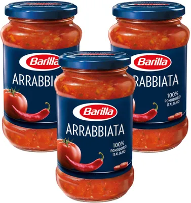 Immagine prodotto di Barilla Pasta Sugo Arrabbiata ottimo con la pasta 400g confezione da 3