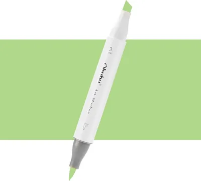 Obrázek produktu pro Lihová fixa OHUHU oboustranná Brush & Chisel, G260 Apple Green