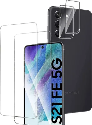 Image de 2X verre de protection ( écran + caméra ) pour Samsung Galaxy S21 FE 5G film blindé 9H