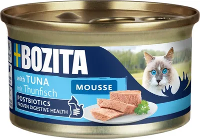 Produktbild von Bozita 9119976, Adult, Thunfisch, 85 g, Getreidefrei