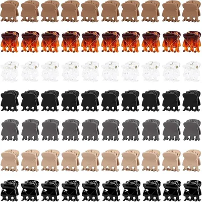 Imagen del producto de Mini horquillas, 1,5 cm, 70 unidades, 7 colores, para el cabello