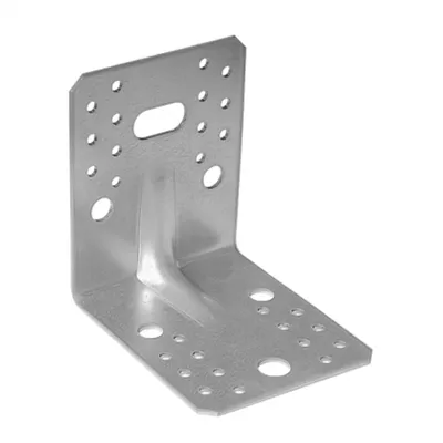 Zdjęcie produktu dla Wytrzymały łącznik kątowy z kątownikiem 105 x 105 x 90 mm, ocynkowany
