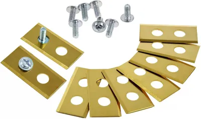 Produktbild von 9x náhradné nože/sekacie nože (0,9 mm) z titánu pre všetky robotické kosačky Worx Landroid
