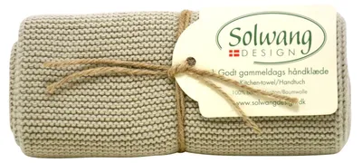 Produktbild von Solwang Küchentuch OLIVEN gestrickt Geschirrtuch Handtuch Baumwolle Putztuch