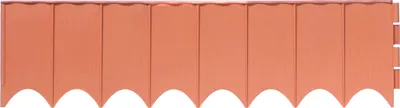 Produktbild von Gartenzaun Rasenzaun Gartenpalisade Kunststoff Prosperplast Garden Fence 5,9m Terrakotta