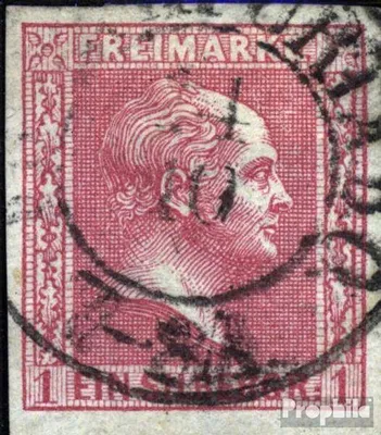 Produktbild von Briefmarken Preußen 1858 Mi 10 Pracht gestempelt Friedrich Wilhelm