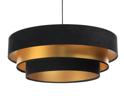 Zdjęcie produktu dla Lampa wisząca TRIO MIX czarna/złota