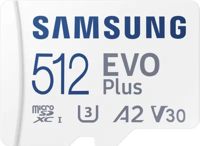 Obrázek produktu pro 512 GB paměťová karta Samsung Evo Plus Micro SD SDXC 130 MB/s