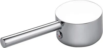 Obrázok produktu pre Súprava jednopákovej rukoväte pre kartuše 25/35/40 mm - univerzálna kovová náhradná rukoväť - gombík a nastavovacia skrutka - leštený chróm