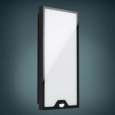 Immagine prodotto di Luce da esterno Eglo Casazza Applique LED con rilevatore di movimento IP44 Plafoniera da esterno nera 20W