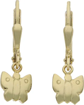 Produktbild von JuwelmaLux Kinder Ohrhänger Schmetterlinge 333 Gold JL14-06-0231