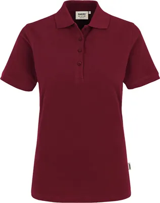 Produktbild von HAKRO Poloshirt Classic Damen #110  Gr. XL weinrot