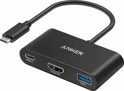 Obrázok produktu pre Anker PowerExpand 3-w-1,100W Power Delivery Hub, USB-C, 4K HDMI, USB 3.0, c
