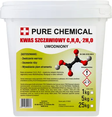 Produktbild von PURE CHEMICAL | Oxalsäure | Oxalsäurekristalle | Entkalker | 5 KG