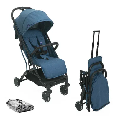 Obrázek produktu pro Chicco Trolley Me Me, Baldachýn, Lehký vozík, Jakékoliv pohlaví, Sklopný, Modrá