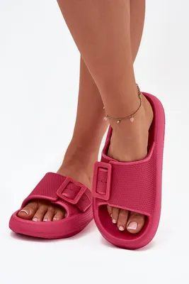 Imagen del producto de Sandalias de plataforma de espuma Big Star RR274A583, color fucsia, talla 36