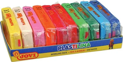 Obrázek produktu pro JOVI 71/10S JOVI Knete PLASTILINA farbsortiert, 10 Farben je 150,0 g