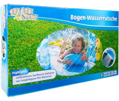 Produktbild von Splash & Fun Bogen Wasserrutsche 600 x 70 cm