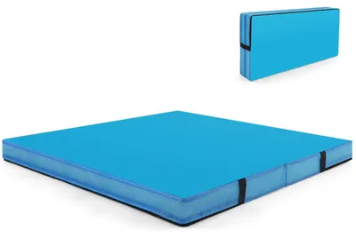 Image de Tapis de gymnastique pliable - Tapis de yoga - Tapis de Pilates - Tapis de fitness - Tapis d'étirement - Mousse EPE de 10 cm d'épaisseur