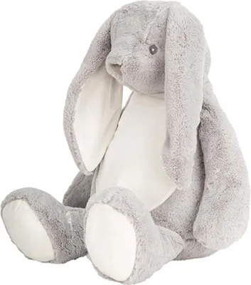 Image de Mumbles MM550 | Giant Zippie Bunny - Couleur : Grey - Taille : 65 cm