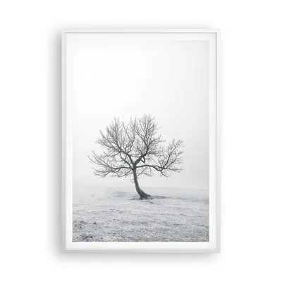 Produktbild von Gerahmtes Poster - Weißer Rahmen - Baum Feld Natur - 70x100 cm - Wand Bild - Wanddeko - Wandbilder - Kunstposter - Wandposter - Bilderrahmen - Bilder - Kunstdruck - Wandbild - P2WPA70x100-3683