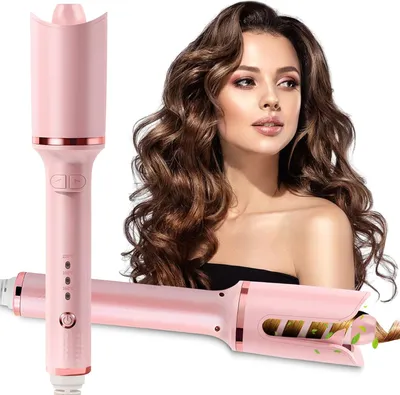 Produktbild von Anluomania Automatischer Lockenstab, 28mm, Lockenwickler, mit 3 Temp, Rosa
