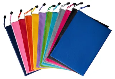 Produktbild von 12-teiliges Set: wasserdichte Dokumententasche, Geldbeutel, Banktasche, Aktentasche mit Reißverschluss, Dokumentenmappe mit Reißverschluss (A4 (33,5 * 23,8 cm))