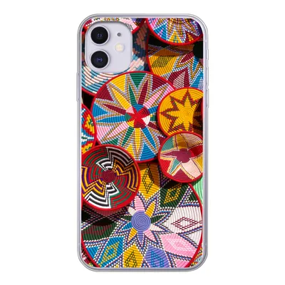 Produktbild von MuchoWow® Handyhülle Schutzhülle Hülle für iPhone 11 Kreis - Muster - Farben Silikon Softcase Handy Hülle - Handytasche